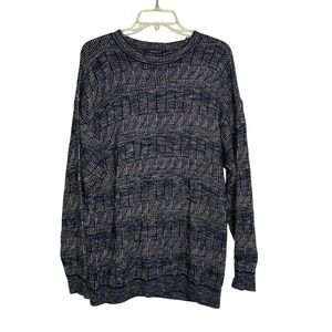 Monello Vintage Multi Color Men's Sweater Made in Italy Size 52 / L